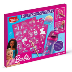 MAPED NAKLEJKI DO WYDRAPYWANIA BARBIE CREATIV