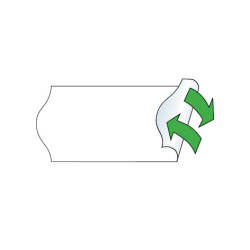 Taśma do metkownicy 1R 26X12 mm biała M30014350