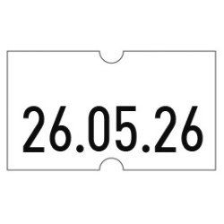 Taśma do metkownicy 1R 21X12 mm biała M30014356