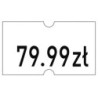 Taśma do metkownicy 1R 21X12 mm biała M30014356
