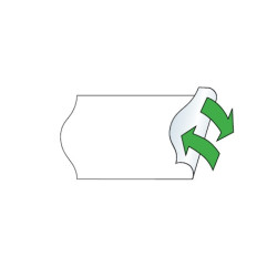 Taśma do metkownicy 1R 22X12 mm biała M30014354