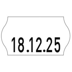 Taśma do metkownicy 1R 22X12 mm biała M30014353