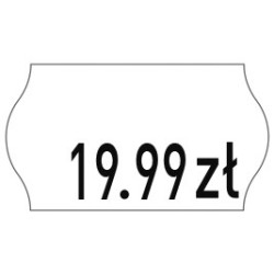 Taśma do metkownicy 1R 22X12 mm biała M30014353