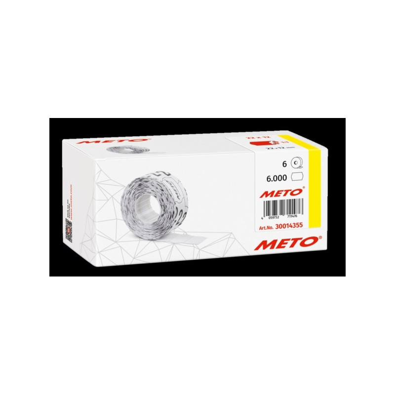 Taśma do metkownicy 1R 22X12 mm czerwone neonowe Taśma do metkownicy 1R 22X12 mm czerwone neonowe