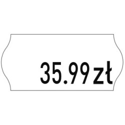 Taśma do metkownicy 1R 26X12 mm biała M30014339