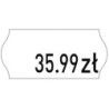 Taśma do metkownicy 1R 26X12 mm biała M30014339