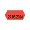 Taśma do metkownicy 1R 26X12 mm czerwone neonowe