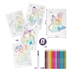 MAPED BARBIE AQUA ART CREATIV