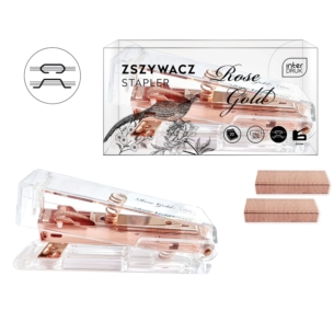 Zszywacz Interdruk Rose Gold (20kart)