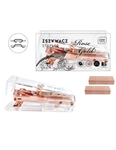 Zszywacz Interdruk Rose Gold (20kart)