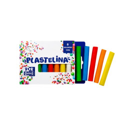 OXFORD PLASTELINA 8 KOL