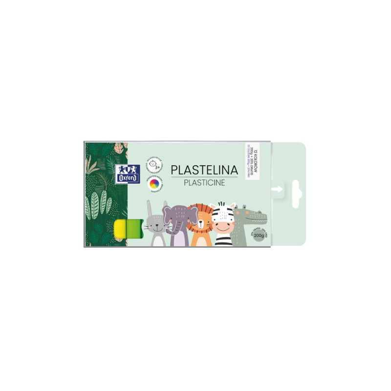OXFORD PLASTELINA KIDS 12 KOL OXFORD PLASTELINA KIDS 12 KOL
