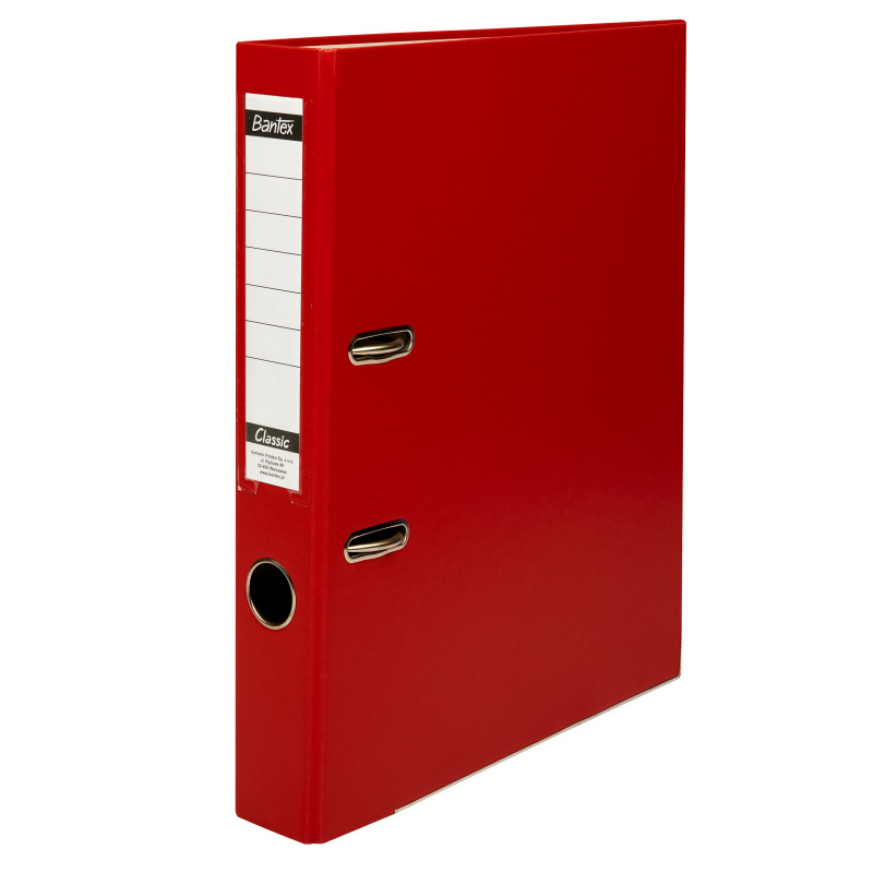 Segregator A4/50 mm - Bantex Classic - Czerwony - Biurowy