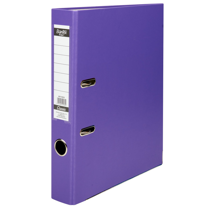 Segregator na dokumenty A4/50 mm - Bantex Classic - Fioletowy