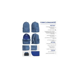 PLECAK OXFORD SCHOOL JEANS