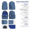 PLECAK OXFORD SCHOOL JEANS