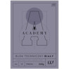BLOK TECHNICZNY INTERDRUK ACADEMY A4/10 BIAŁY 240G