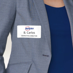 Identyfikatory Avery 88,9x31mm 320 etykiet