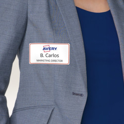 Identyfikatory Avery 80x50mm 200 etykiet L4786-20