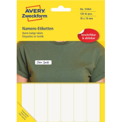 Identyfikatory Avery do opisu ręcznego 76x19mm