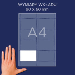 Wkład do identyfikatora Avery 60x90mm holder 4822