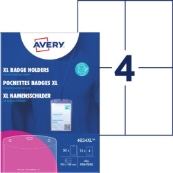 Identyfikator holder Avery przeźroczysty 105x148mm