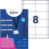 Identyfikator holder Avery smycz 60x90mm