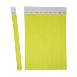 Opaski na rękę Avery TYVEK 256x19 mm, żółte
