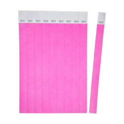 Opaski na rękę Avery TYVEK 256x19 mm, czerwone