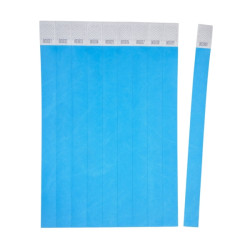 Opaski na rękę Avery TYVEK 256x19 mm, niebieskie