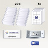 Identyfikatory Avery 80x34 mm na magnes 20 szt