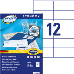 Etykieta uniwersalna ELA021 rozmiar 105 x 48 mm