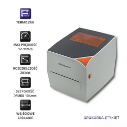 Qoltec Drukarka etykiet LTP-0245