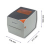 Qoltec Drukarka etykiet LTP-0245