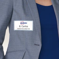 Identyfikatory Avery 80x50mm 200 etykiet L4787-20