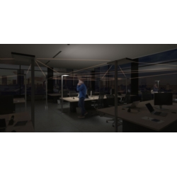 Lampa LUCTRA VITAWORK UP 12 CZARNA