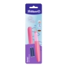 PIÓRO WIECZNE PELIKAN TWIST STAL. M BERRY PINK +