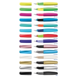 PIÓRO WIECZNE PELIKAN TWIST STAL. M NEON YELLOW