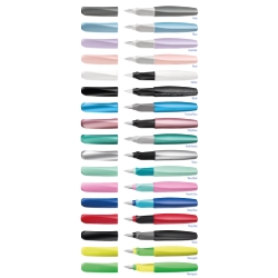 PIÓRO WIECZNE PELIKAN TWIST STAL. M NEON YELLOW