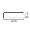 Profil ochronny Durable S10 - samoprzylepny
