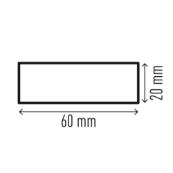 Profil ochronny Durable S20 - samoprzylepny