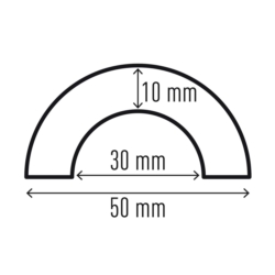 Profil ochronny Durable P30 - samoprzylepny