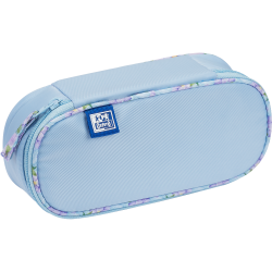 PIÓRNIK Z KLAPKĄ OXFORD FLOWERS NIEBIESKI