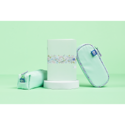 PIÓRNIK OXFORD FLOWERS ZIELONY