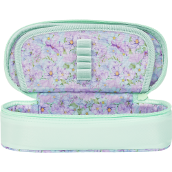 PIÓRNIK Z KLAPKĄ OXFORD FLOWERS ZIELONY