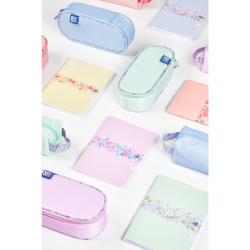 PIÓRNIK Z KLAPKĄ OXFORD FLOWERS ZIELONY