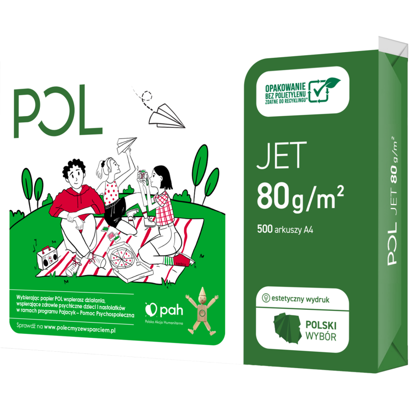 PAPIER KSERO A4 POLJET 80G/500ARK
