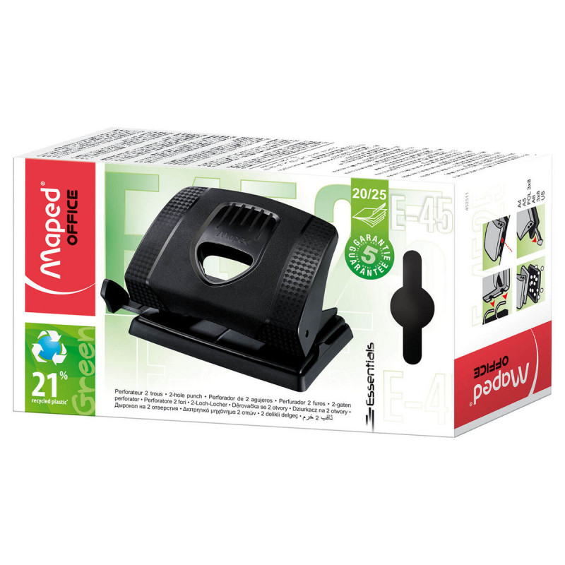 DZIURKACZ MAPED ESSENTIALS GREEN EKO 25 KART - sklep-lapis.pl