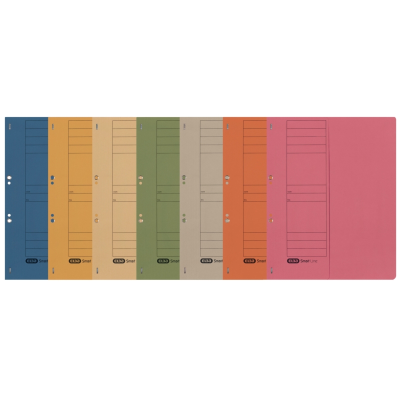 SKOROSZYT A4 KARTON ELBA 1/2 OCZKOWY MIX