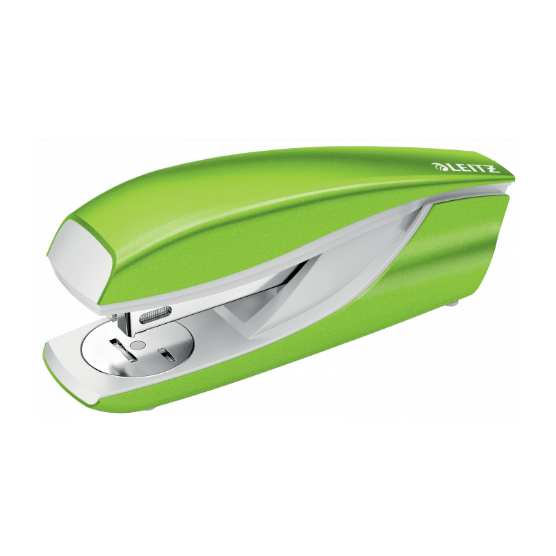 ZSZYWACZ BIUROWY LEITZ JASNO ZIELONY METALIK + ZSZYWKI